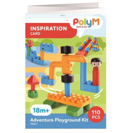 Конструктор PolyM Ігровий майданчик 110 деталей