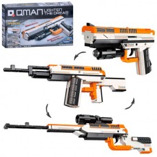 Блочный конструктор Qman 42109 3в1 273 детали пистолет Блочный конструктор Qman 42109 3в1 273 детали пистолет