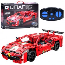 Конструктор Qman 54007 р/к2,4G, машина, 31см, підключається до телефону, на бат-ці, в кор-ці