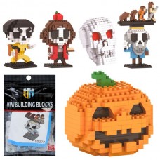 Конструктор SD365-369-372-375-378 Helloween, фигурка/монстр, 5 видов, в пакете