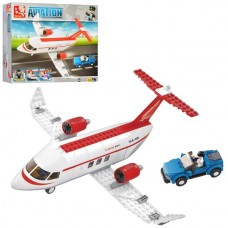 Конструктор SLUBAN M38-B0365 Авиация, самолет, фигурки, 275 дет, в кор-ке