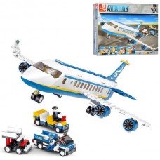 Конструктор самолет Sluban M38-B0366 463 детали 7 фигурок