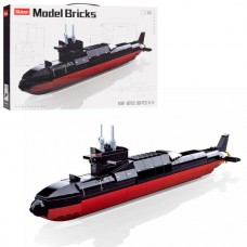 Конструктор SLUBAN M38-B0703 підводний човен, 1:450, 35 см, 269 деталей, в коробці