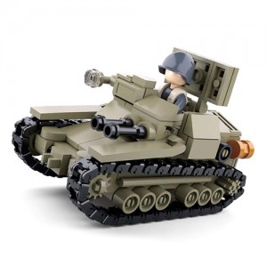 Конструктор SLUBAN M38-B0709 військовий, танк, фігурка, 183 деталей