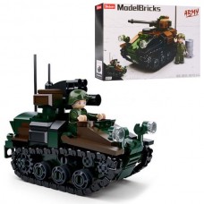 Конструктор танк SLUBAN M38-B0750, 245 деталей, от 3 лет