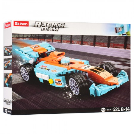 Конструктор машина гонка SLUBAN M38-B0763 221 деталь Конструктор машина гонка SLUBAN M38-B0763 221 деталь