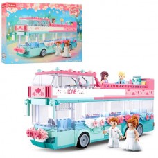 Конструктор SLUBAN M38-B0769 свадьба, автобус, посуда, фигурки, 379дет,в кор-ке Конструктор SLUBAN M38-B0769 свадьба, автобус, посуда, фигурки, 379дет,в кор-ке