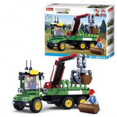 Конструктор SLUBAN M38-B0778 будтехніка 15,5см, фігурки, 209 деталей, в коробці