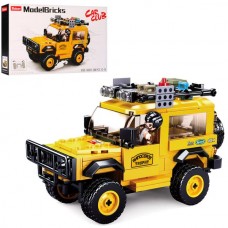 Конструктор SLUBAN M38-B0815 джип, 15,9см, фигурка, 288дет, в кор-ке