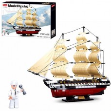 Конструктор SLUBAN M38-B0836 фрегат, 1:170, 42,3см, 1118дет, в кор-ке Конструктор SLUBAN M38-B0836 фрегат, 1:170, 42,3см, 1118дет, в кор-ке