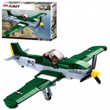 Конструктор SLUBAN M38-B0857 военный самолет, фигурка, 323 детали, в коробке