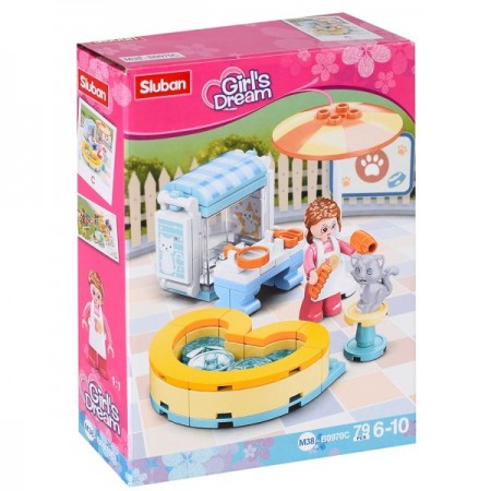 Конструктор SLUBAN M38-B0970 Игровая площадка, фигурка, от 79 деталей, в коробке, 12шт (6 видов) в дисплее Конструктор SLUBAN M38-B0970 Игровая площадка, фигурка, от 79 деталей, в коробке, 12шт (6 видов) в дисплее