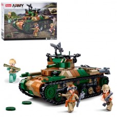 Конструктор SLUBAN M38-B1107 танк 15,5см, 563дет, фігурки, в кор-ці, 42,5-28,5-7см