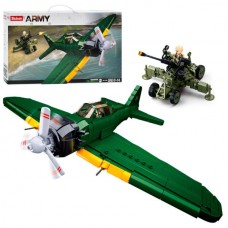 Конструктор военный самолет SLUBAN M38-B1108, 560 деталей Конструктор военный самолет SLUBAN M38-B1108, 560 деталей