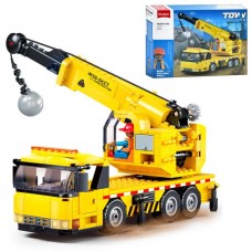 Конструктор SLUBAN M38-B1195 будівельна серія, машина, фігурка, 293дет, в кор-ці Конструктор SLUBAN M38-B1195 будівельна серія, машина, фігурка, 293дет, в кор-ці