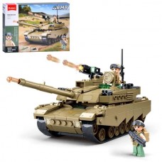 Конструктор SLUBAN M38-B1256 военный танк 322 детали