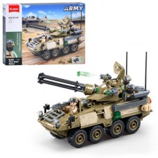 Конструктор военный SLUBAN M38-B1258 бронетранспортер 320 деталей