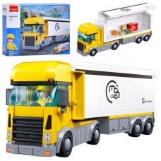 Конструктор SLUBAN M38-B1289 міська серія, трейлер, 26,6см, фігурка, 269дет, в кор-ці