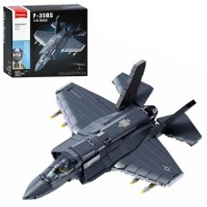 Конструктор SLUBAN M38-B1361 військовий літак, 35,3-16,5см, 1:44, фігурка, 705дет, в кор-ці