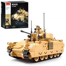 Конструктор SLUBAN M38-B1363 військова серія, танк, 20,4-16,8см, 1:35, фігурки, 905дет, в кор-ці