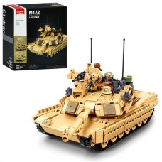 Конструктор SLUBAN M38-B1365 військова серія, танк, 27,2см, 1:35, фігурки, 988дет