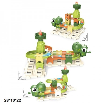 Автотрек BabyToys U963 динозавр 3в1 29 деталей