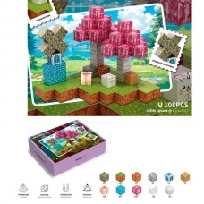 Магнитный конструктор BabyToys Z017A, 108 деталей