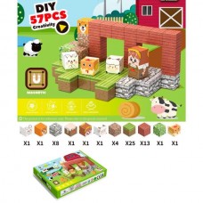 Магнитный конструктор BabyToys Z027A, 57 деталей