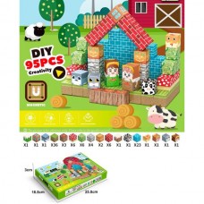 Магнитный конструктор BabyToys Z029A, 95 деталей