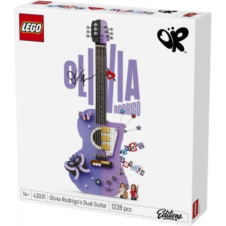 Конструктор Двойная гитара Оливии Родриго LEGO® Editions Конструктор Двойная гитара Оливии Родриго LEGO® Editions