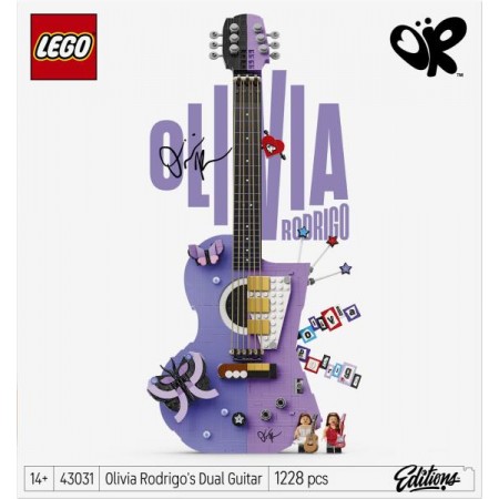 Конструктор Двойная гитара Оливии Родриго LEGO® Editions Конструктор Двойная гитара Оливии Родриго LEGO® Editions