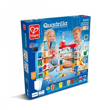 Конструктор-лабиринт Hape Quadrilla Программирование 159 эл. E6029 Конструктор-лабиринт Hape Quadrilla Программирование 159 эл. E6029