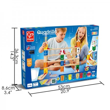 Конструктор-лабиринт Hape Quadrilla Программирование основы 130 эл. E6028