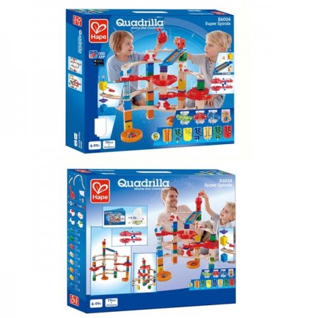 Конструктор-лабиринт Hape Quadrilla Спирали 129 эл. E6024