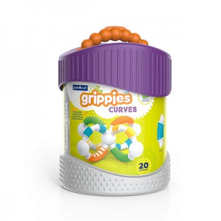 Магнитный конструктор Guidecraft Grippies Curves, 20 деталей G8319