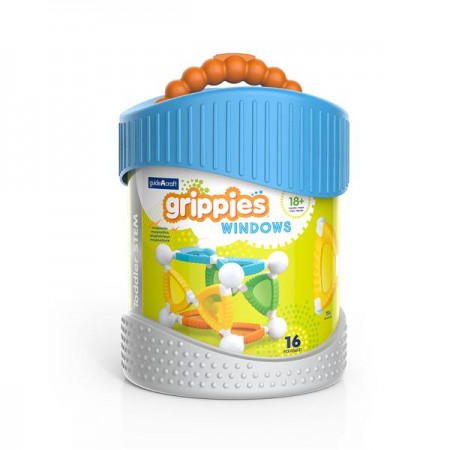 Магнитный конструктор Guidecraft Grippies Windows, 16 деталей G8315