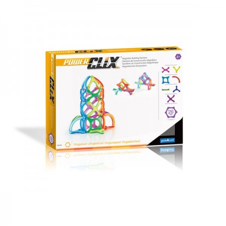 Магнитный конструктор Guidecraft PowerClix Organics, 26 деталей G9430 Магнитный конструктор Guidecraft PowerClix Organics, 26 деталей G9430