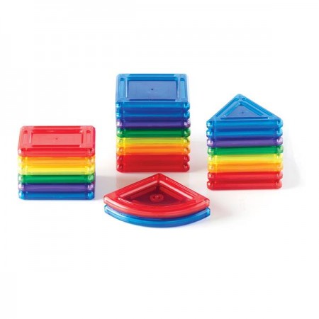 Магнітний конструктор Guidecraft PowerClix Solids, 24 деталі G9420 Магнітний конструктор Guidecraft PowerClix Solids, 24 деталі G9420