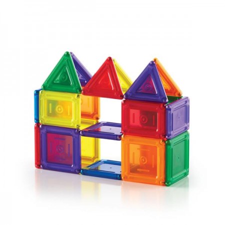 Магнітний конструктор Guidecraft PowerClix Solids, 44 деталі G9421 Магнітний конструктор Guidecraft PowerClix Solids, 44 деталі G9421