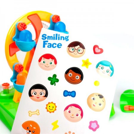 Набор для сборки Edu-Toys Колесо обозрения с инструментами 46 деталей JS025