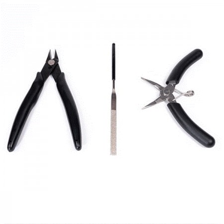 Набор инструментов для сборки моделей Metal Time Pro Cutters Toolkit кусачки, плоскогубцы и надфиль CTRS-3
