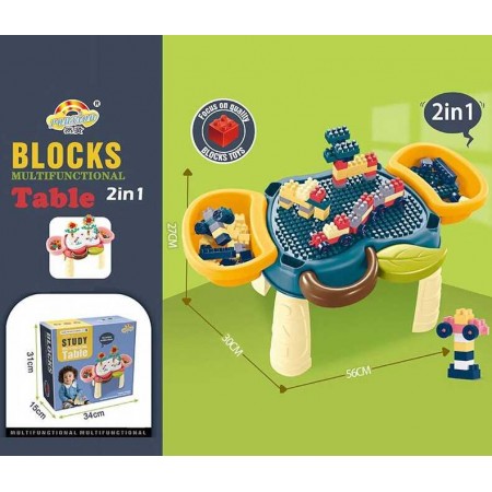 Столик конструктор BabyToys RX 1900-50 з мозаїкою для дітей