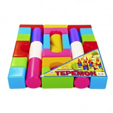 Теремок блочный конструктор M Toys 28 деталей пластиковый