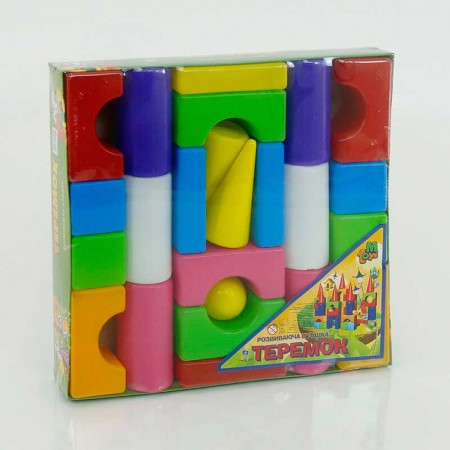 Теремок середній 12084 24 деталі, "M Toys", в коробці
