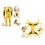 Конструктор металевий Construction Set Robot-Drone, 570 деталей, Технок 0136 Конструктор металевий Construction Set Robot-Drone, 570 деталей, Технок 0136