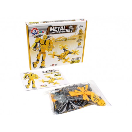 Конструктор металевий Construction Set Robot-Drone, 570 деталей, Технок 0136 Конструктор металевий Construction Set Robot-Drone, 570 деталей, Технок 0136