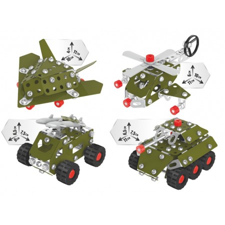 Конструктор металлический Construction Set, 430 деталей, Технок 9512