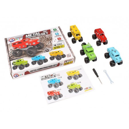 Конструктор металевий Construction Set, 370 деталей, Технок 9956 Конструктор металевий Construction Set, 370 деталей, Технок 9956