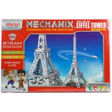 Конструктор металлический Эйфелева башня Mechanix, 2129 деталей, модель для сборки, ZEPHYR ZEPHYR.01015