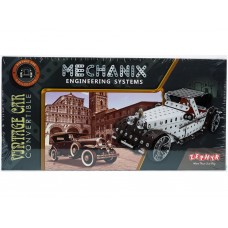 Конструктор металлический ретро автомобиль Mechanix, 353 детали, модель машинки, ZEPHYR ZEPHYR.01019